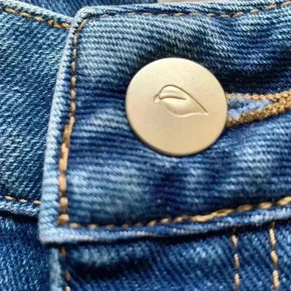 Cotton Ginny petite  Vintage heavy weight denim, wide leg, high rise jeans - Picture 3 of 9